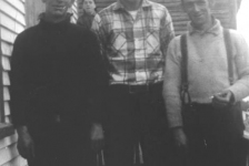 100: l-r Leo Kerrivan, Joseph Mulrooney, Joseph Kerrivan; unidentified child in back.  (circa 1961) [courtesy of Sadie (Norman) Kerrivan]  - Leo and Joseph sons of Joseph Kerrivan &amp;amp; Elizabeth Judge; Joseph son of Thomas  Mulrooney &amp;amp; Margaret Kerrivan